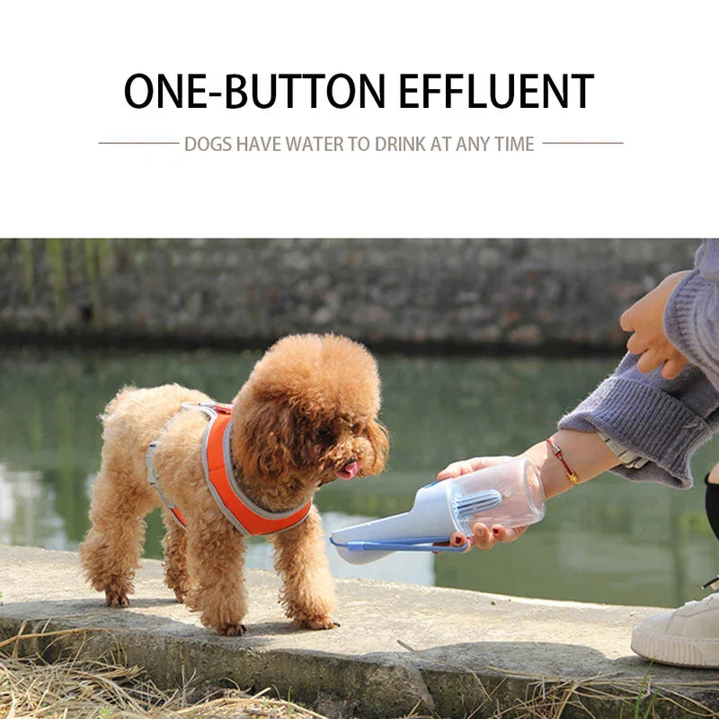 Gourde Nomade Anti-Fuite pour Chien – Hydratation Facile en Promenade | Bianca & Cie