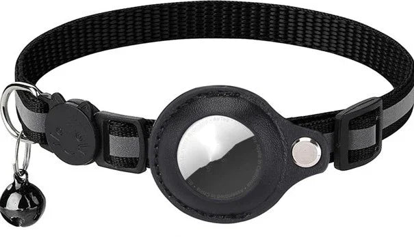 Collier Réfléchissant avec Support AirTag – Sécurité & Style pour votre Chien