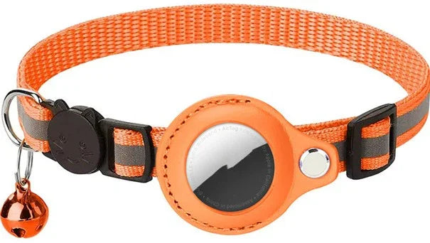 Collier Réfléchissant avec Support AirTag – Sécurité & Style pour votre Chien