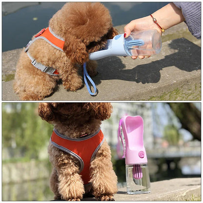 Gourde Nomade Anti-Fuite pour Chien – Hydratation Facile en Promenade | Bianca & Cie