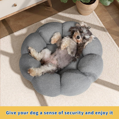 Panier Donut Apaisant pour Chien – Ultra Doux & Lavable