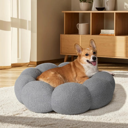 Panier Donut Apaisant pour Chien – Ultra Doux & Lavable