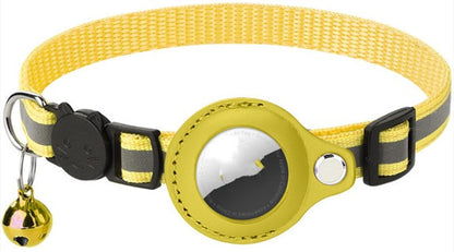 Collier Réfléchissant avec Support AirTag – Sécurité & Style pour votre Chien